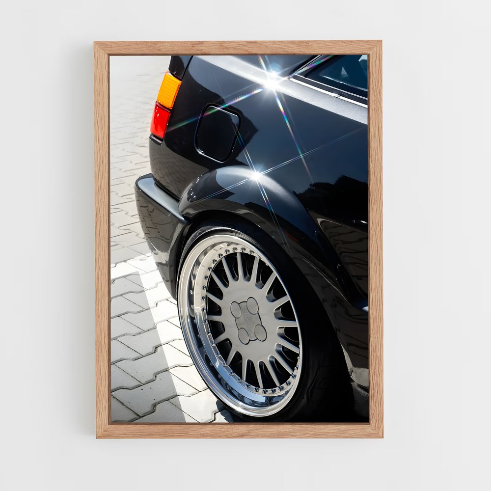Poster Corrado Noir – affiche Volkswagen (vue 4)